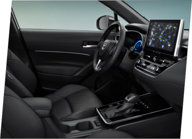 Wnętrze w Toyota Corolla Cross