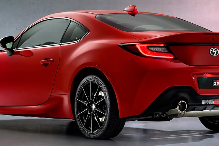 Tył samochodu Toyota GR 86